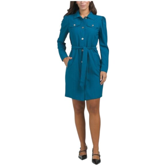 Nanette Lepore Dresses & Skirts - NANETTE LEPORE Button Front Long Sleeve Mini Dress